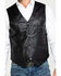 Liberty Wear Men's Jackson Lambskin Leather Vest , Black, hi-res