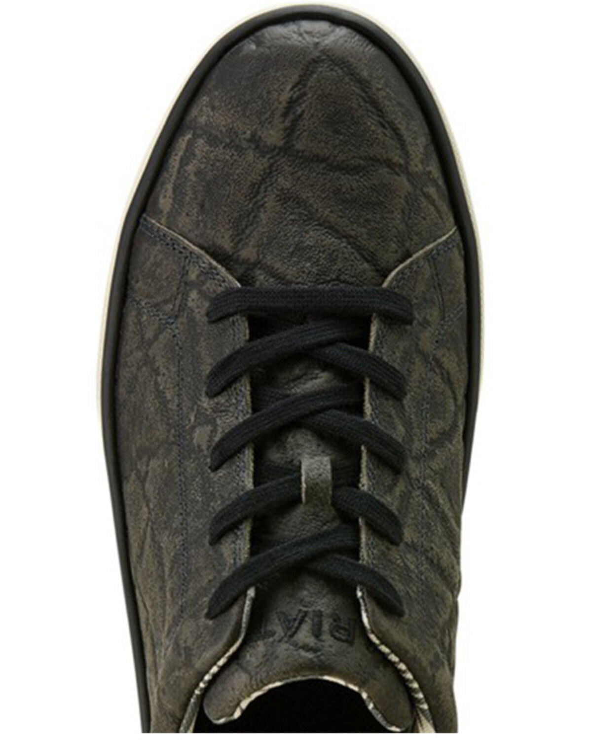 Image #4 - Ariat Men's Sawyer Elephant Print Casual Shoes, Charcoal, hi-res
