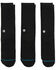 Image #2 - Stance Men's Black 3-Pack Icon Crew Socks, Black, hi-res