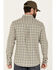 Image #4 - Brothers and Sons Men's Briscoe Everyday Plaid Print Long Sleeve Button Down Flannel Shirt, Steel, hi-res