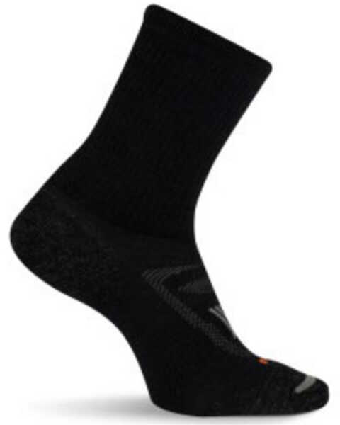 Image #1 - Merrell Men's Zoned Crew Socks, Black, hi-res