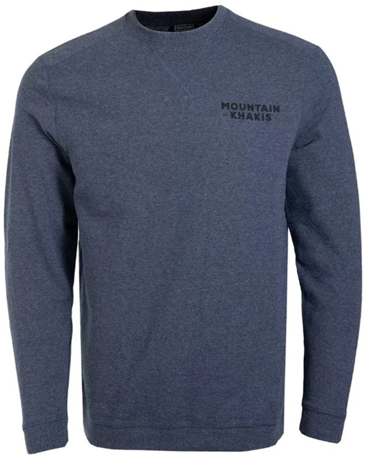 Image #1 - Mountain Khakis Men's Logo Crew Neck Sweatshirt, Navy, hi-res