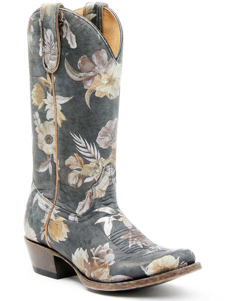 Image #1 - Shyanne Women's Dark Romance Western Boots - Round Toe, , hi-res