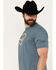 Image #2 - Kimes Ranch Men's Conway Short Sleeve Graphic T-Shirt, Indigo, hi-res