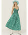 Image #2 - Free People Women's Sweet Nothings Floral Print Midi Dress , Green, hi-res