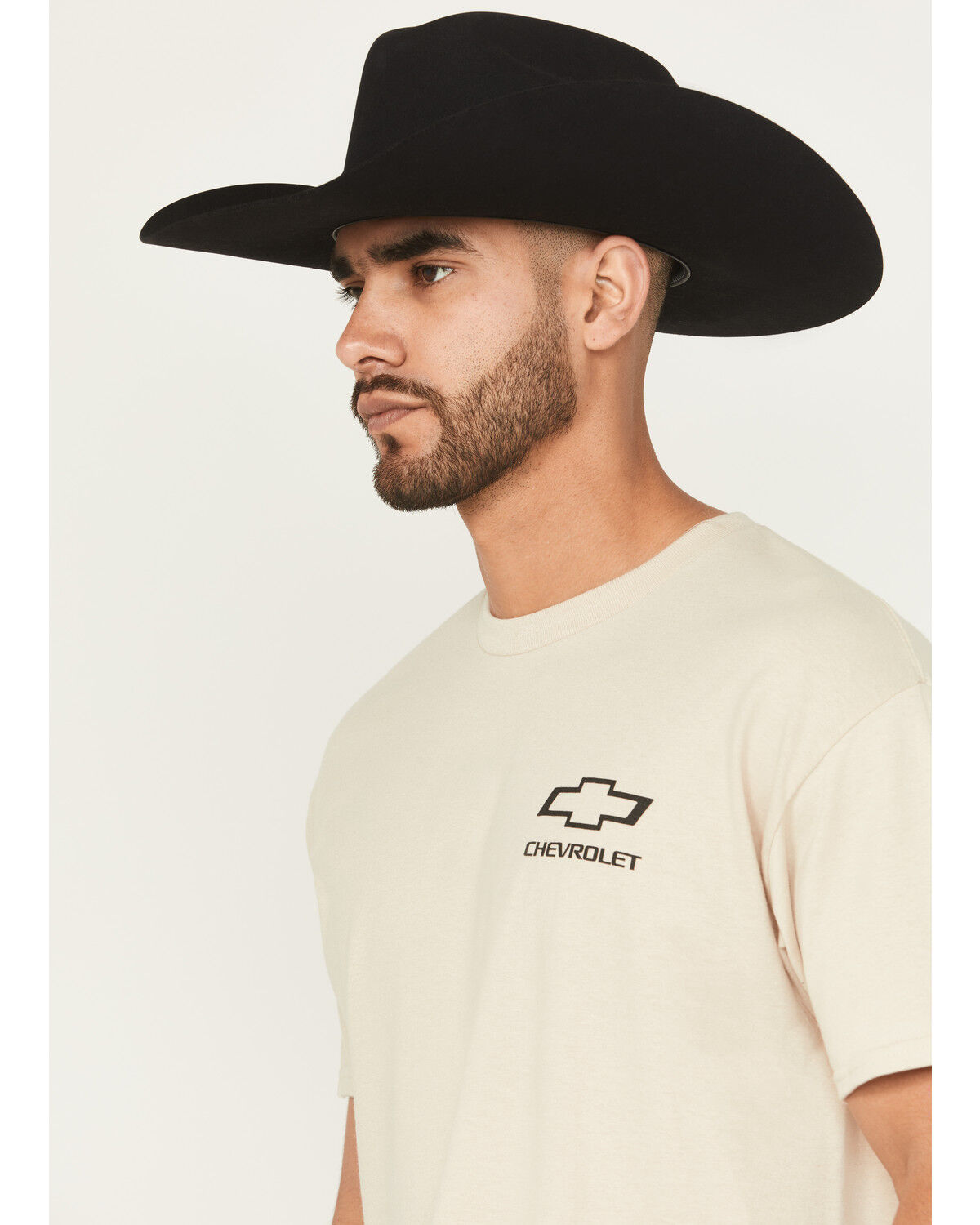Image #4 - Buckwear Men's Chevy My Country Short Sleeve Graphic T-Shirt, Sand, hi-res