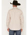 Image #4 - Moonshine Spirit&reg; Men's Ridge Dobby Stripe Print Long Sleeve Snap Western Shirt, Ivory, hi-res