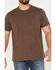 Image #3 - Brothers and Sons Men's Wood Logo Graphic T-Shirt, Brown, hi-res