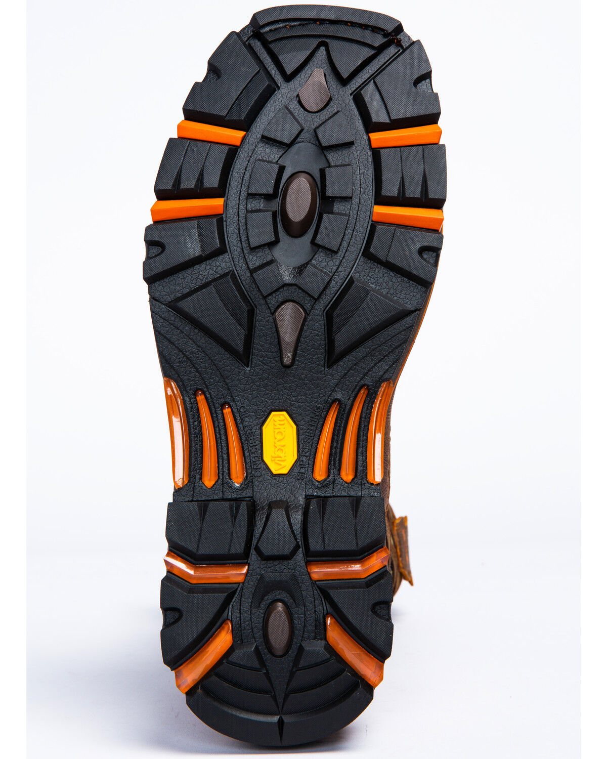 Image #7 - Cody James Men's Flag Western Work Boots - Nano Composite Toe, Brown, hi-res