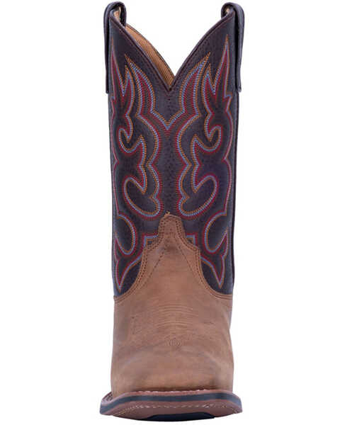 Image #5 - Laredo Men's Lodi Western Boots - Broad Square Toe, Taupe, hi-res