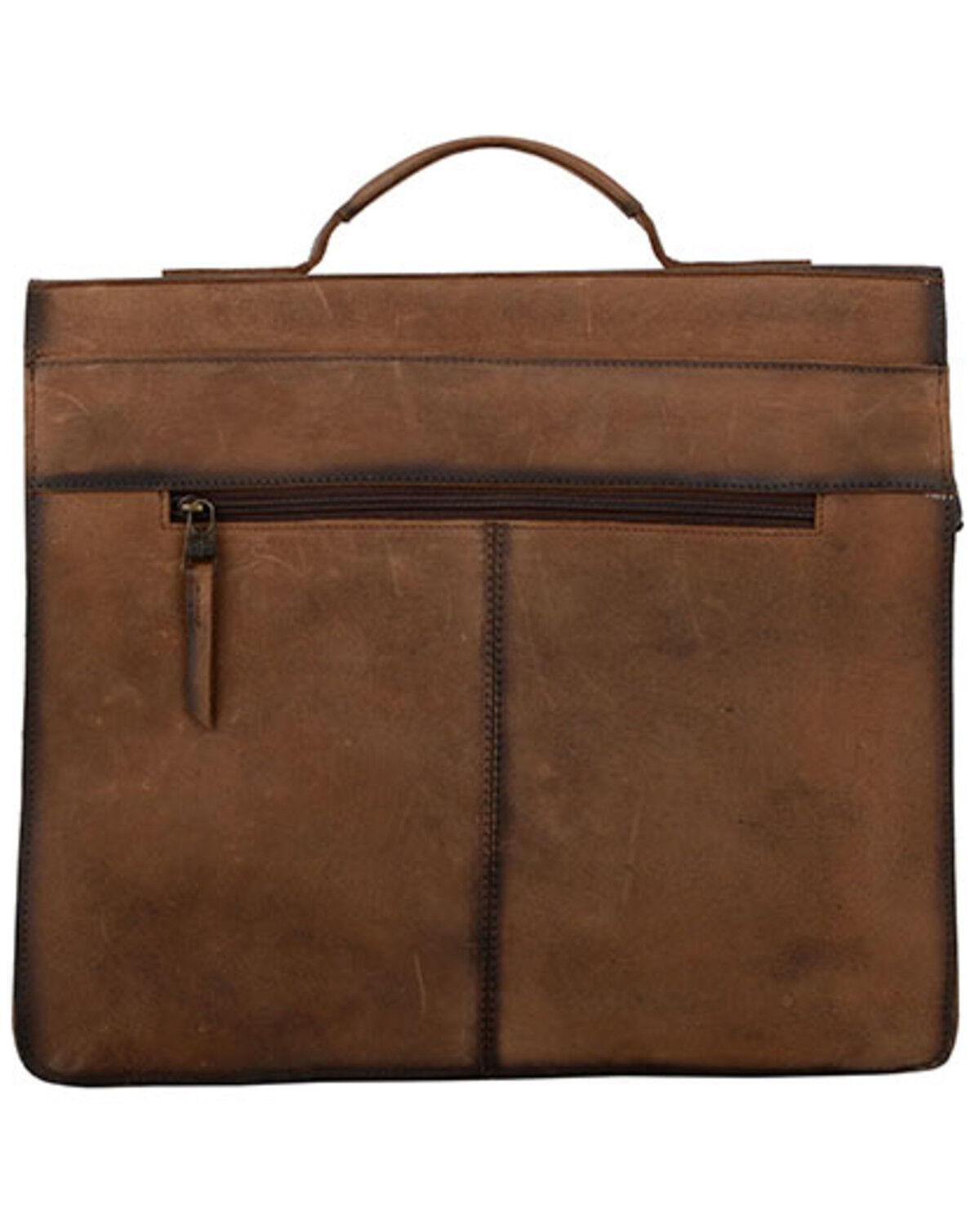 Image #3 - STS Ranchwear By Carroll Men's Foreman Portfolio Bag, Dark Brown, hi-res