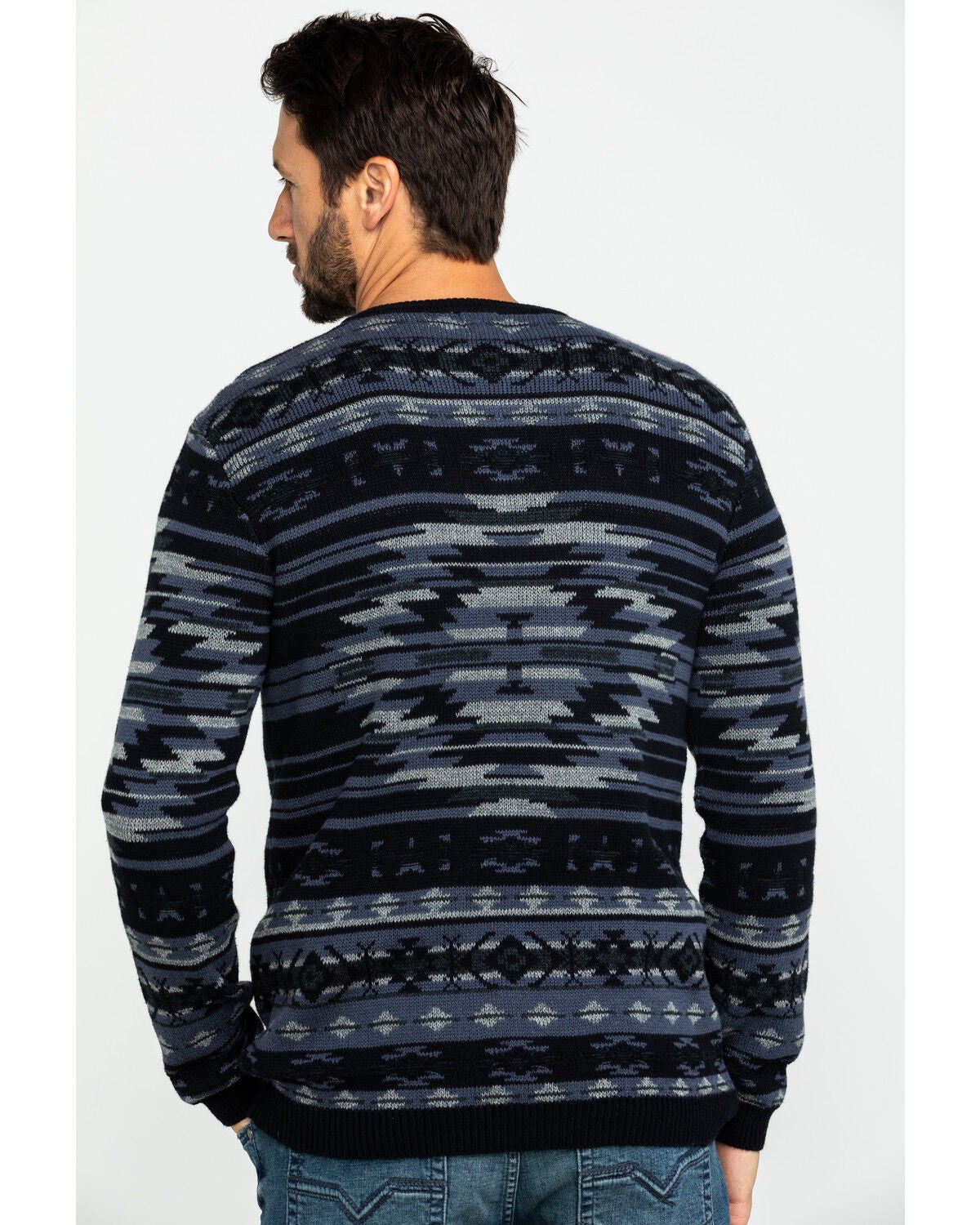 Image #2 - Moonshine Spirit&reg; Men's Durango Southwestern Print Sweater, , hi-res