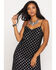 Image #4 - Band of the Free Women's Black Dot Slip Midi Dress, Black, hi-res