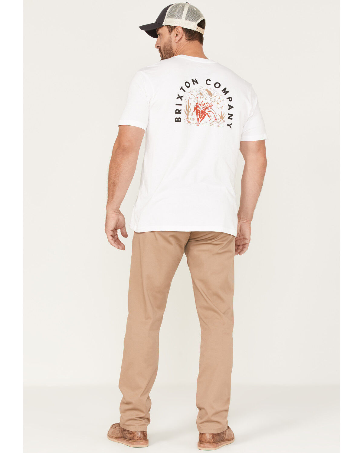 Image #3 - Brixton Men's Choice Stretch Twill Chino Pants, Beige/khaki, hi-res