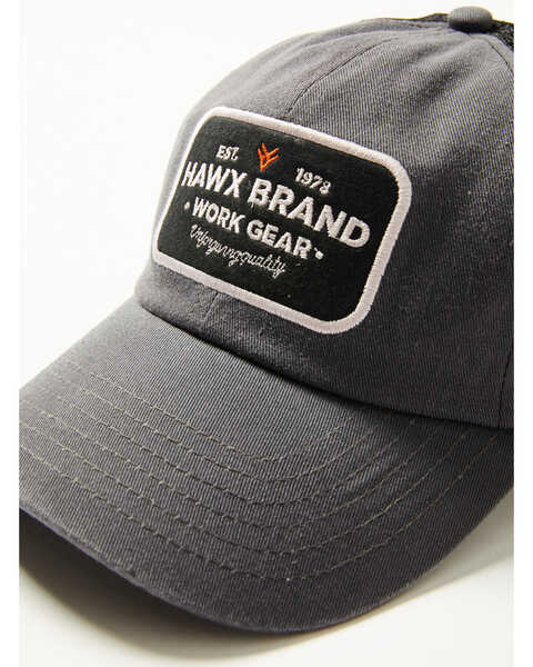 Image #2 - Hawx Men's Work Gear Patch Mesh-Back Ball Cap , Grey, hi-res