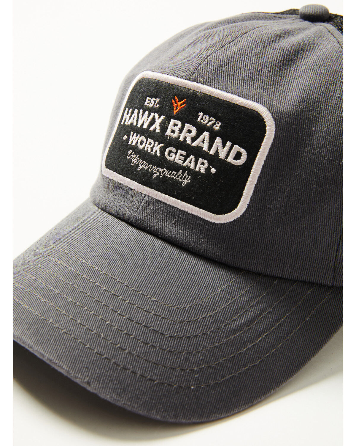 Image #2 - Hawx Men's Work Gear Patch Ball Cap, Grey, hi-res