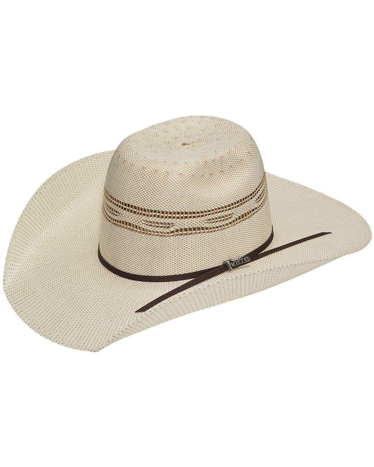 Image #1 - Twister Straw Cowboy Hat, Ivory, hi-res