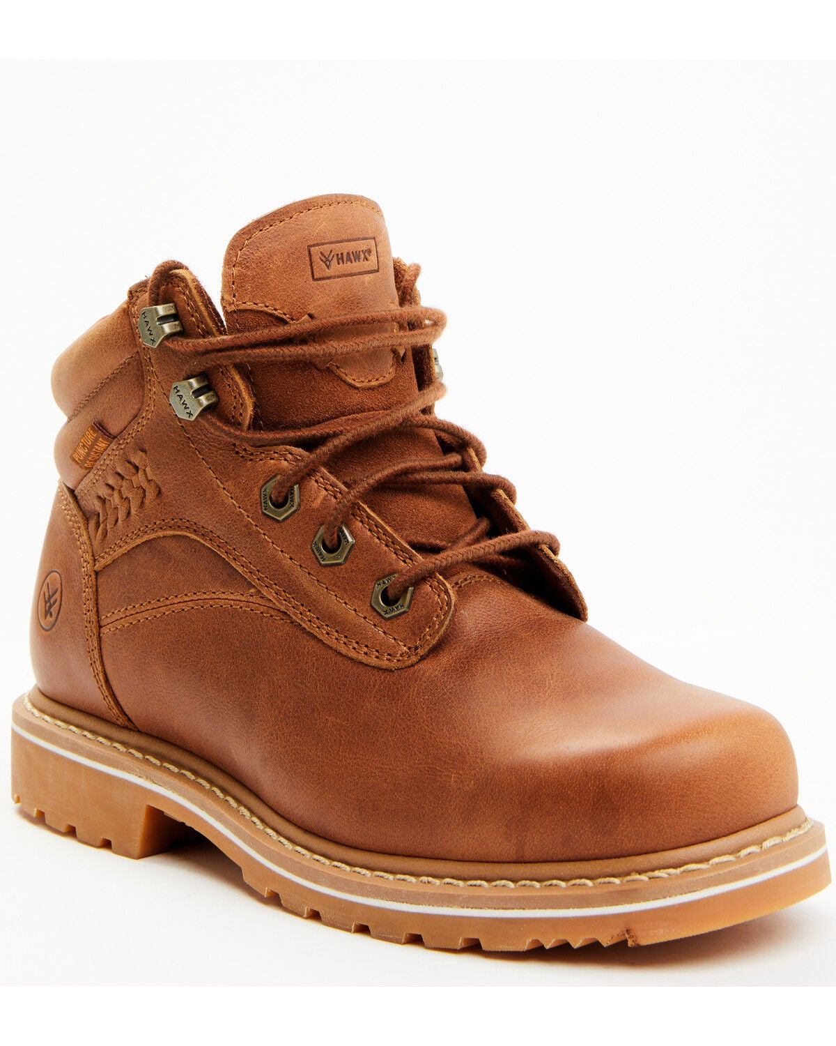Hawx Women's 5" Lace-Up Work Boots - Soft Toe, Brown, hi-res