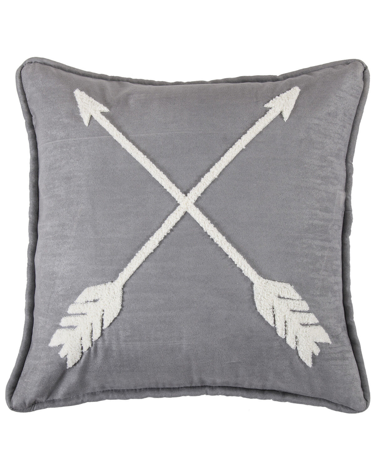 Image #1 - HiEnd Accents Free Spirit Arrow Pillow, Grey, hi-res