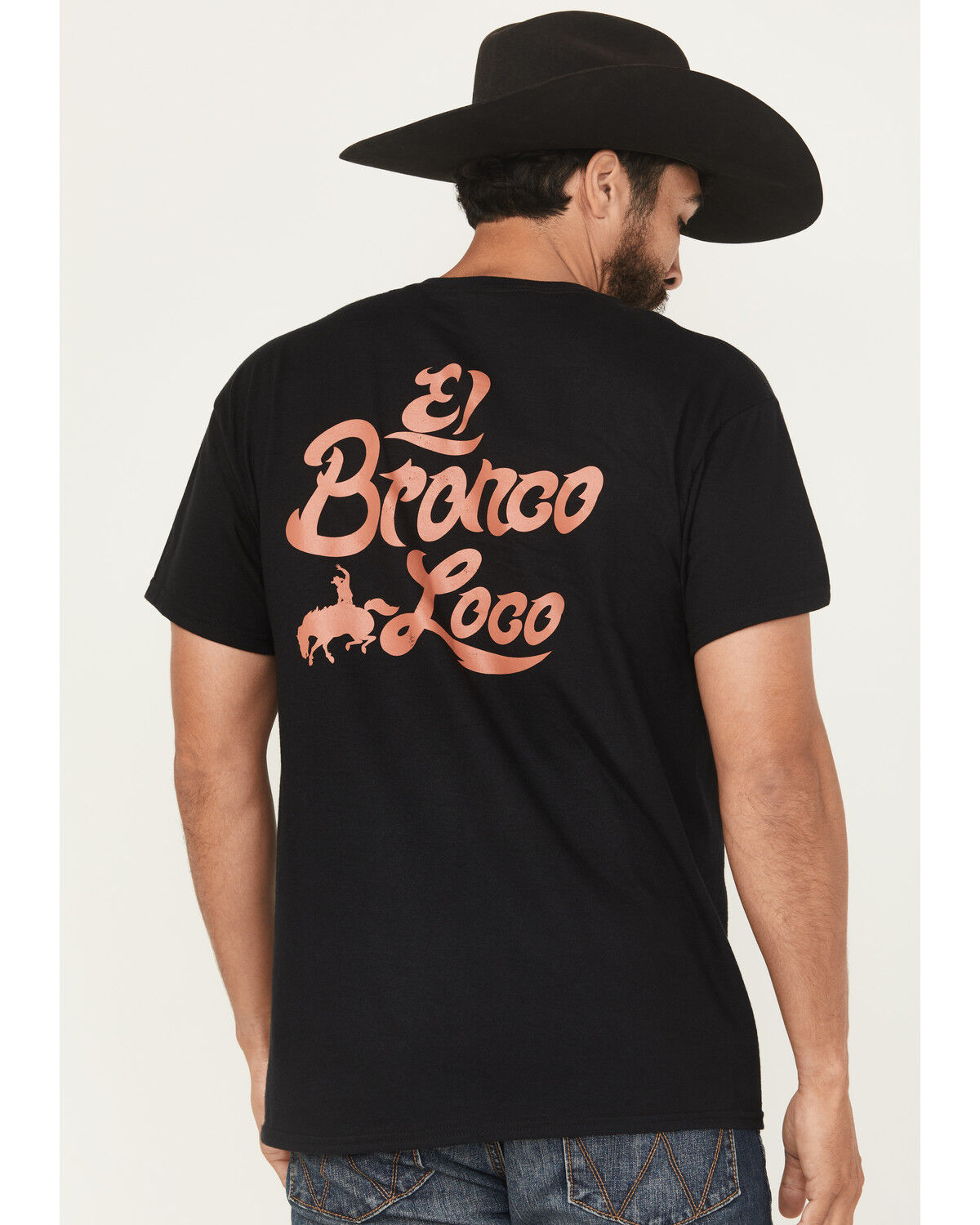 Image #1 - Bucking Chutes Men's Loco Short Sleeve Graphic T-Shirt, Black, hi-res