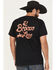 Image #1 - Bucking Chutes Men's Loco Short Sleeve Graphic T-Shirt, Black, hi-res