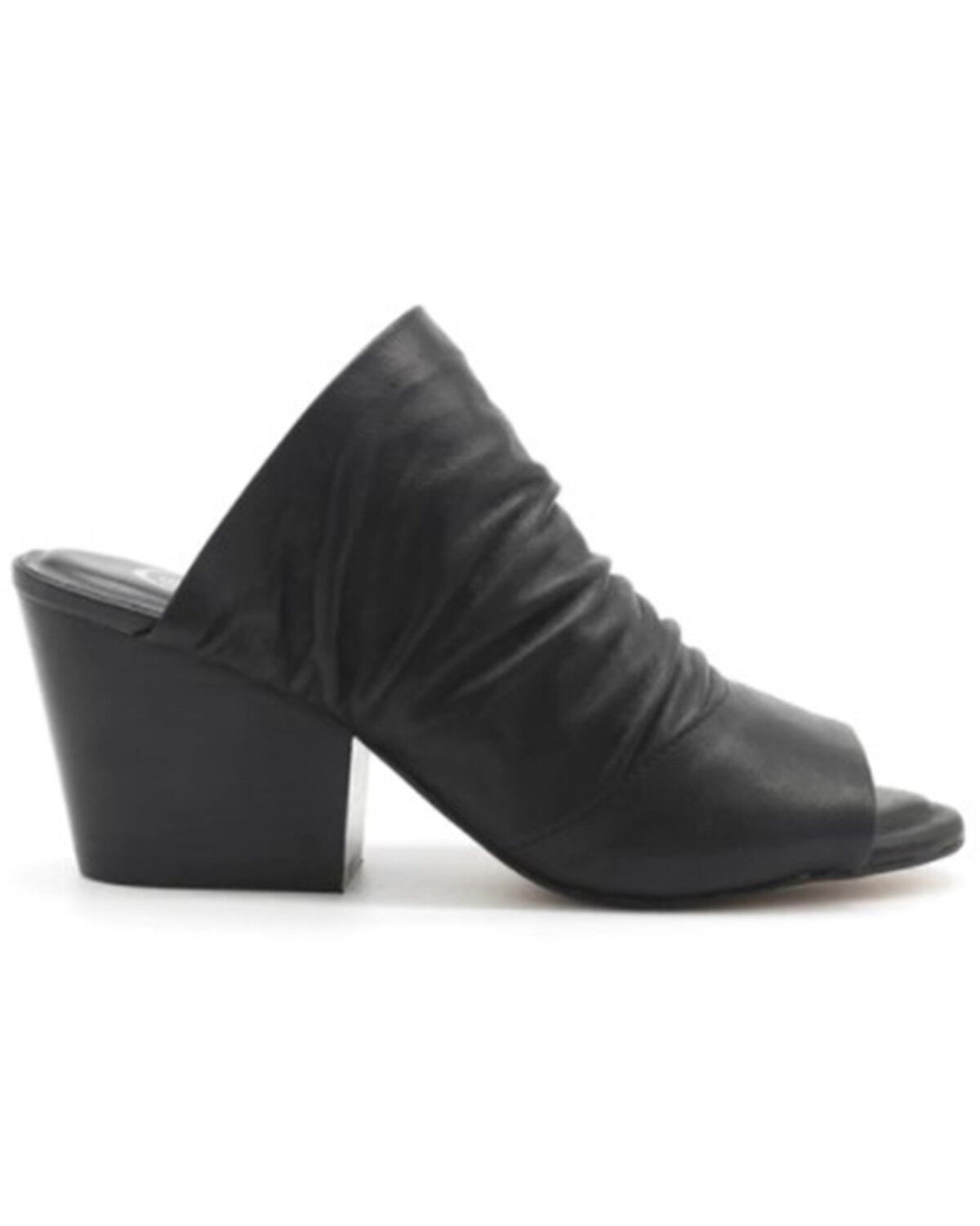 Image #2 - Golo Shoes Women's Landon Black Open Toe Mule, Black, hi-res