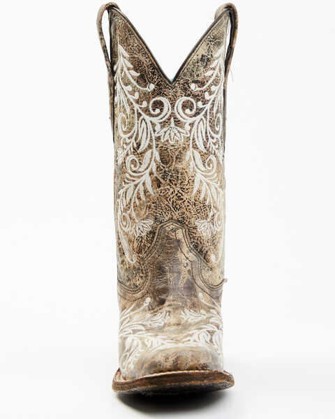 Image #5 - Corral Women's Blacklight Western Boots - Square Toe, Brown, hi-res