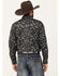 Image #4 - Cowboy Hardware Men's Mosaic Paisley Print Long Sleeve Snap Western Shirt, Black, hi-res
