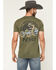 Image #4 - Howitzer Men's Don't Tread Trades Short Sleeve Graphic T-Shirt, Olive, hi-res