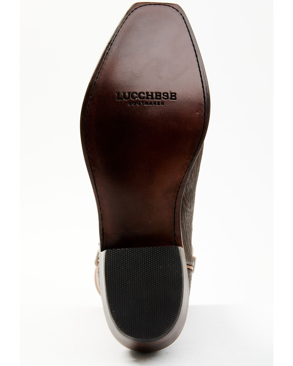 Image #7 - Lucchese Men's Exotic Shark Cowhide Western Boots - Square Toe, , hi-res