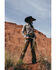 Image #2 - Wrangler Women's Solid Long Sleeve Snap Denim Shirt, Grey, hi-res