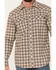 Image #3 - Cody James Men's FR Midweight Plaid Print Long Sleeve Pearl Snap Work Shirt, Rust Copper, hi-res