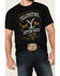 Image #3 - Paramount Network's Yellowstone Men's For The Brand Label Graphic Short Sleeve T-Shirt, Black, hi-res
