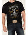 Image #3 - Changes Men's Yellowstone For The Brand Label Graphic Short Sleeve T-Shirt , Black, hi-res