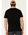 Image #5 - Rock & Roll Denim Men's Texas Flag Logo Graphic T-Shirt, Black, hi-res