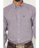 Image #3 - Ariat Men's Roger Plaid Print Long Sleeve Button-Down Western Shirt, Purple, hi-res