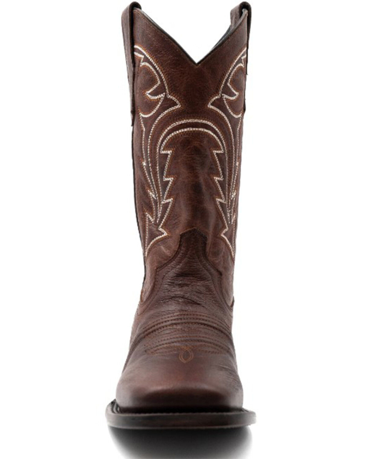 Image #4 - Ferrini Men's Dylan Tall Western Boots - Broad Square Toe, Brandy Brown, hi-res