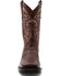 Image #4 - Ferrini Men's Dylan Tall Western Boots - Broad Square Toe, Brandy Brown, hi-res