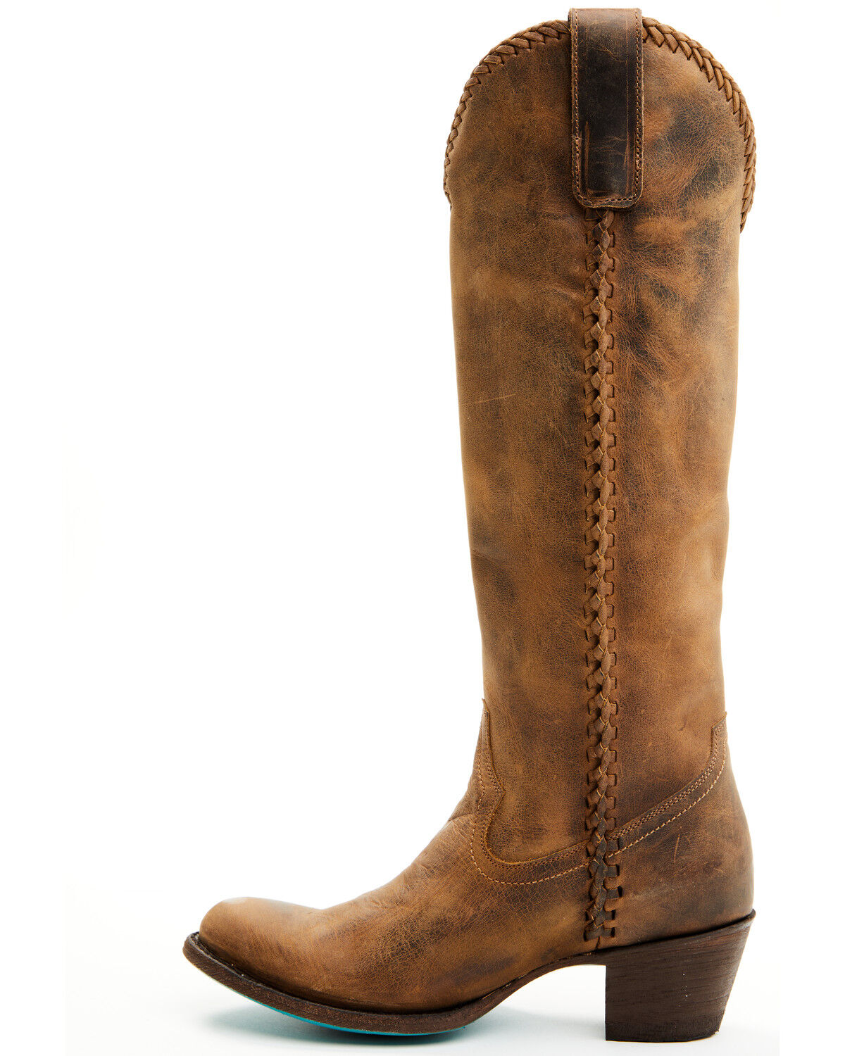 Image #3 - Lane Women's Plain Jane Western Boots - Round Toe, Brown, hi-res