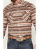Image #3 - Rough Stock by Panhandle Men's Southwestern Striped Long Sleeve Western Pearl Snap Shirt, Brown, hi-res