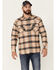 Image #1 - Pendleton Men's Ivory Wyatt Small Plaid Long Sleeve Snap Western Shirt, Ivory, hi-res