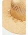 Image #2 - Shyanne Women's Charm Chain Straw Cowboy Hat, Natural, hi-res