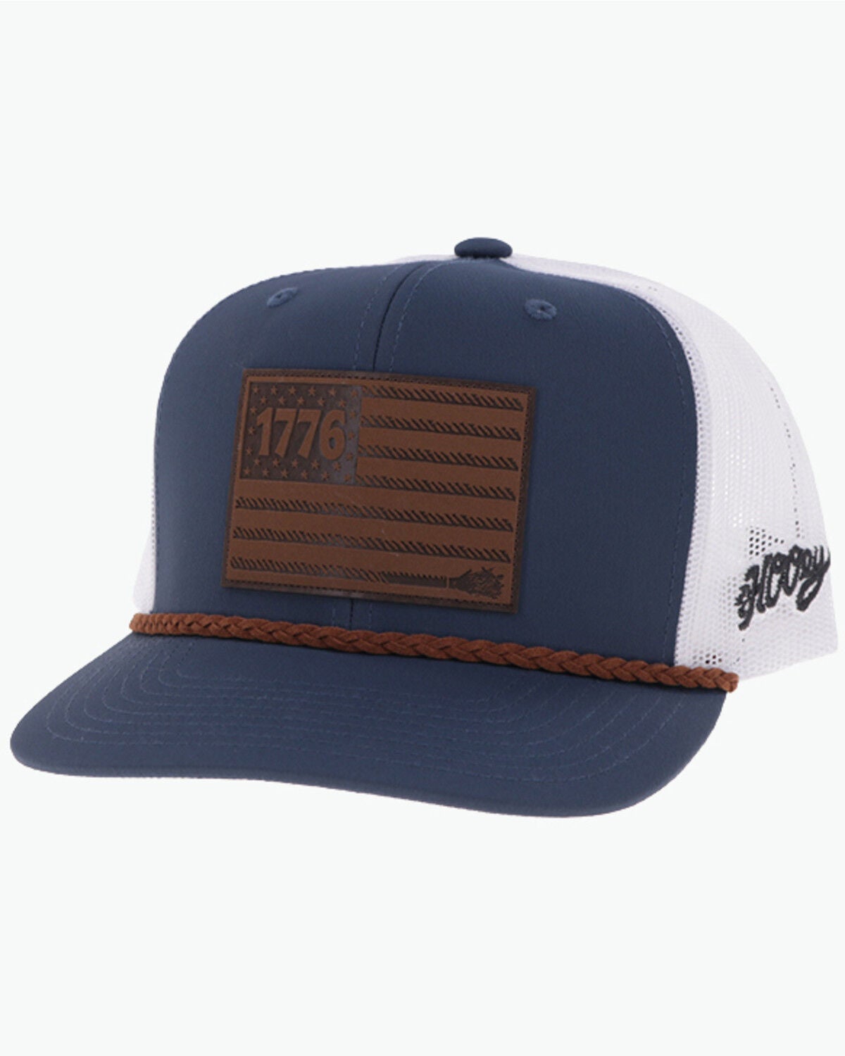 Image #1 - Hooey Men's Liberty 1776 Patriotic Ball Cap, Blue/white, hi-res
