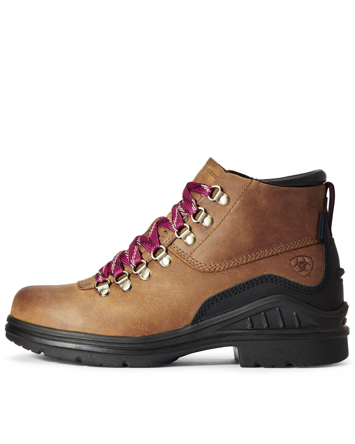 Image #2 - Ariat Women's Barnyard Lace-Up Boots - Round Toe, Brown, hi-res