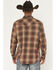 Image #4 - Moonshine Spirit&reg; Men's Bluff Plaid Print Long Sleeve Snap Flannel Shirt, Rust Copper, hi-res