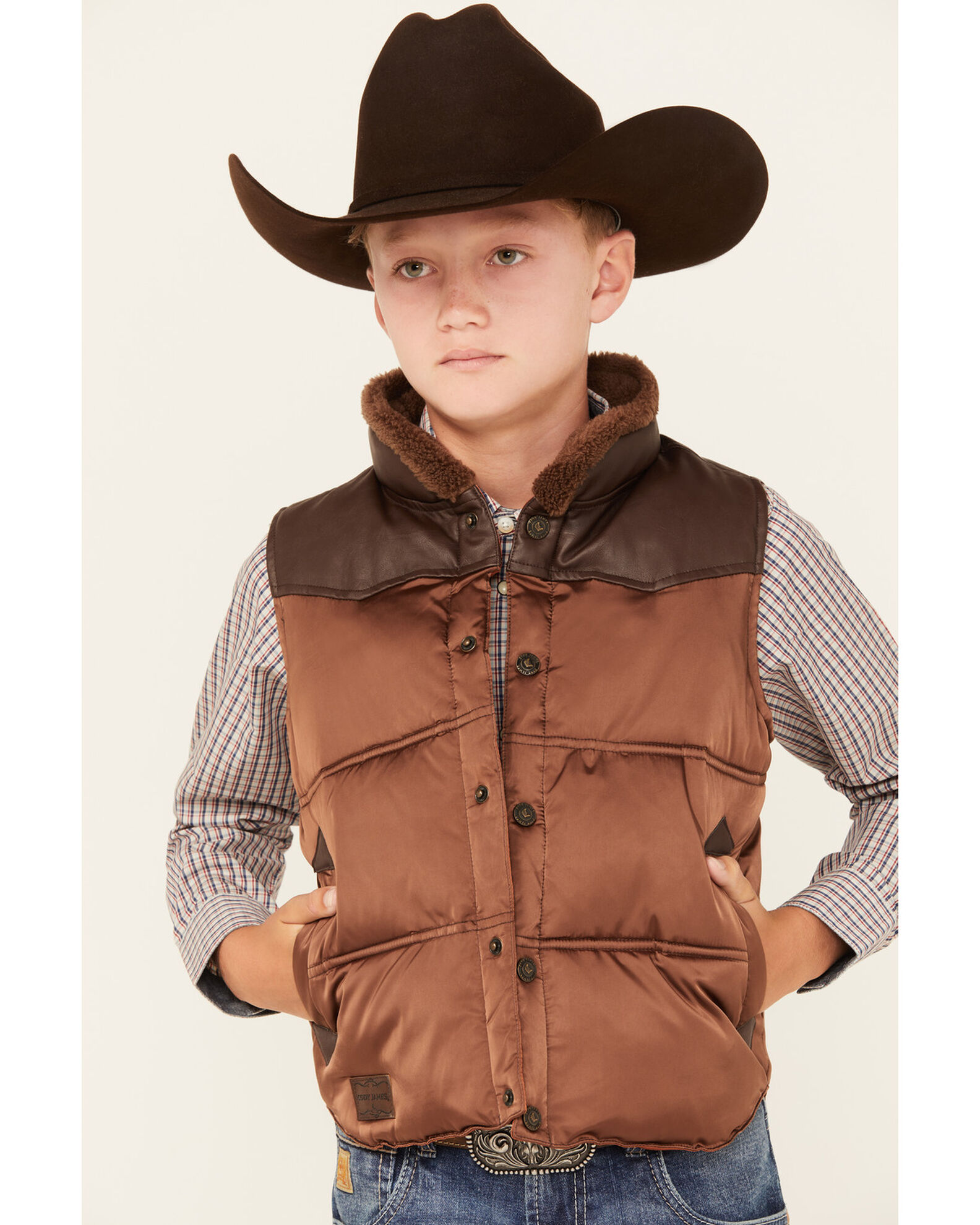 Boys clearance puff vest