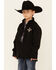 Image #1 - Cowboy Hardware Boys' Black Tough Softshell Zip-Front Jacket , , hi-res