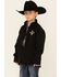 Cowboy Hardware Boys' Black Tough Softshell Zip-Front Jacket , Black, hi-res