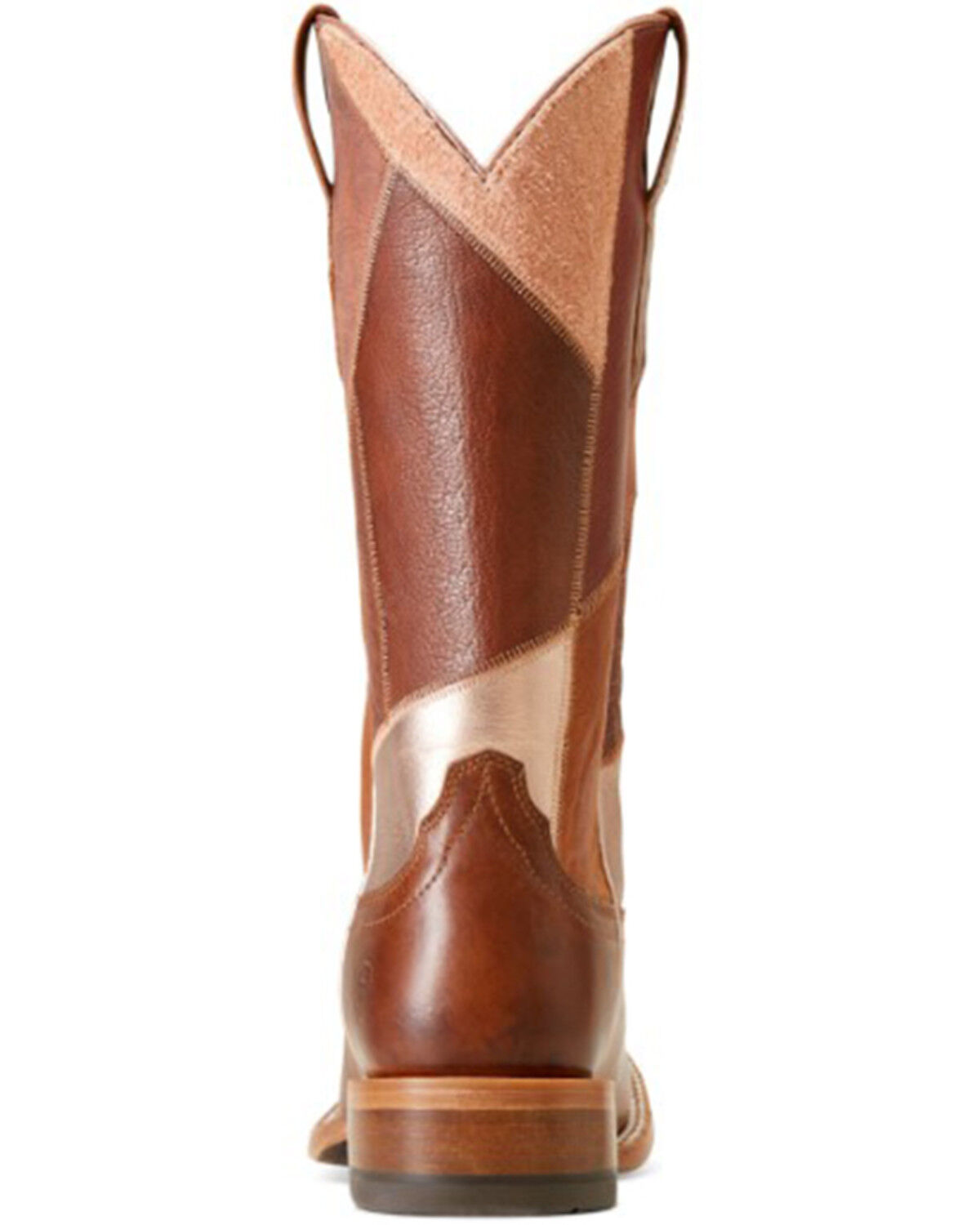 Image #3 - Ariat Women's Frontier Patchwork Western Boots - Broad Square Toe, Brown, hi-res