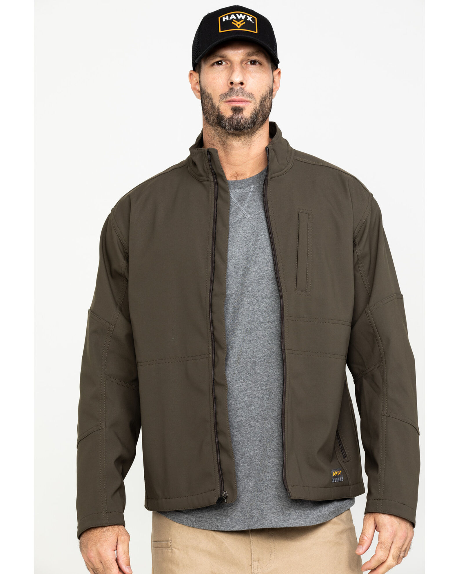 Ariat Men s Rebar Stretch Canvas Softshell Work Jacket